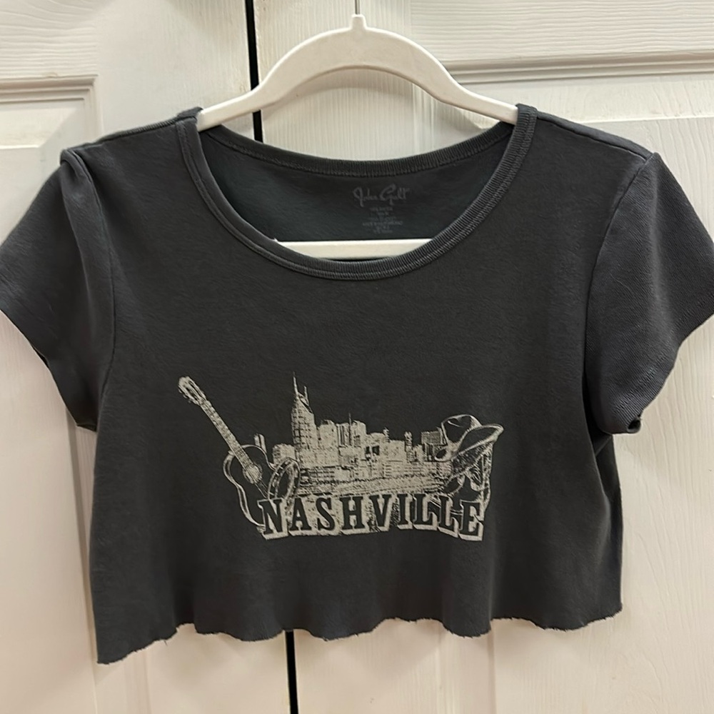 John Gault Nashville Crop Tee